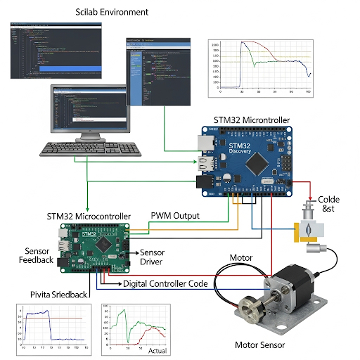 Implementación Práctica de Controladores Digitales con Scilab y Microcontroladores STM32